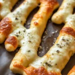 Cheesy Halloween Breadstick Bones