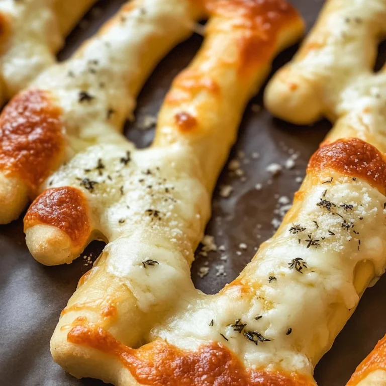 Cheesy Halloween Breadstick Bones