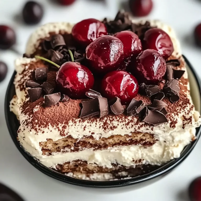 Cherry Amaretto Tiramisu