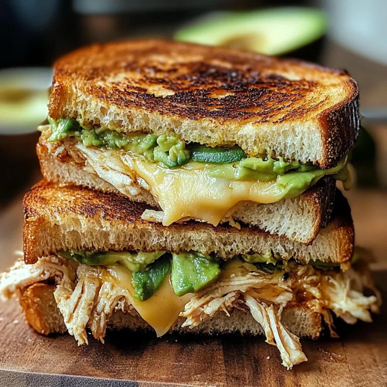 Chicken Avocado Melt Sandwich