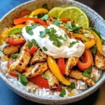Chicken Fajita Rice Bowls