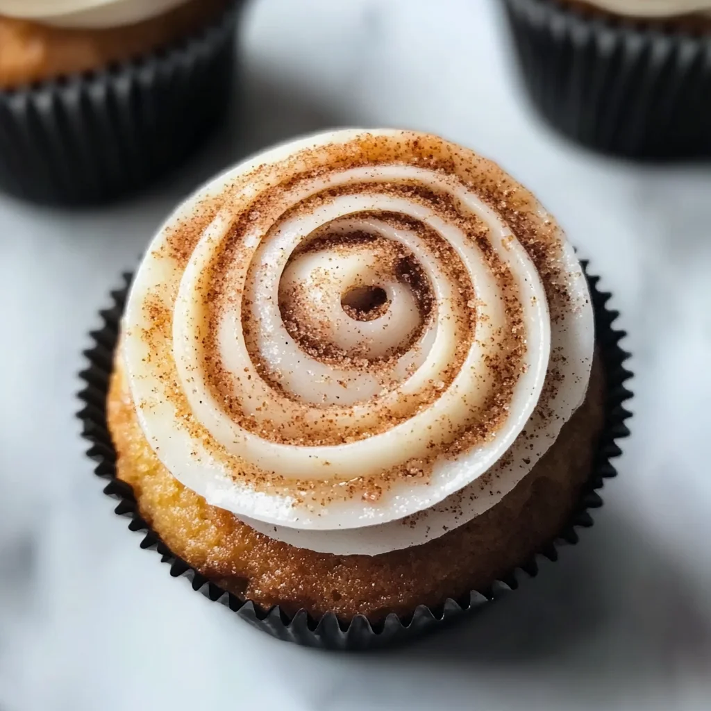 Cinnamon Roll Cupcakes