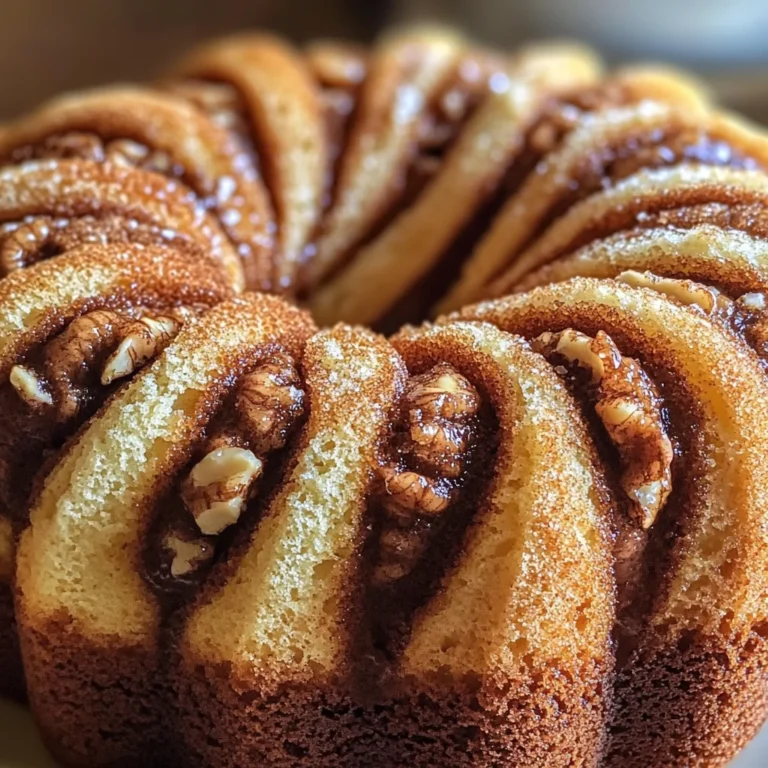Cinnamon Swirl Bundt Cake