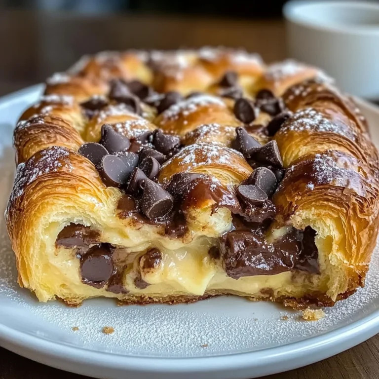 Decadent Chocolate Croissant Breakfast Bake
