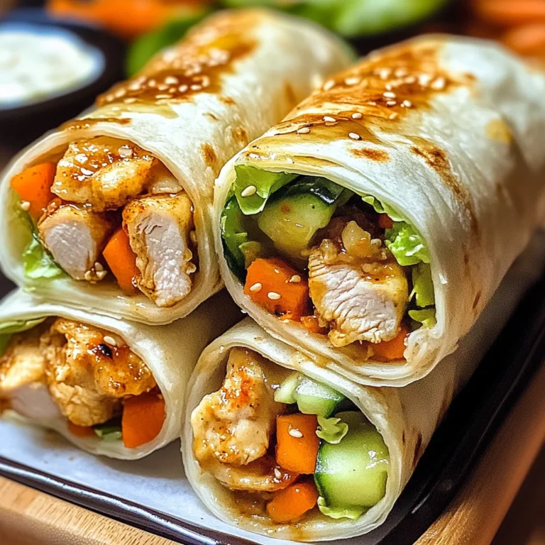 Firecracker Chicken Wraps
