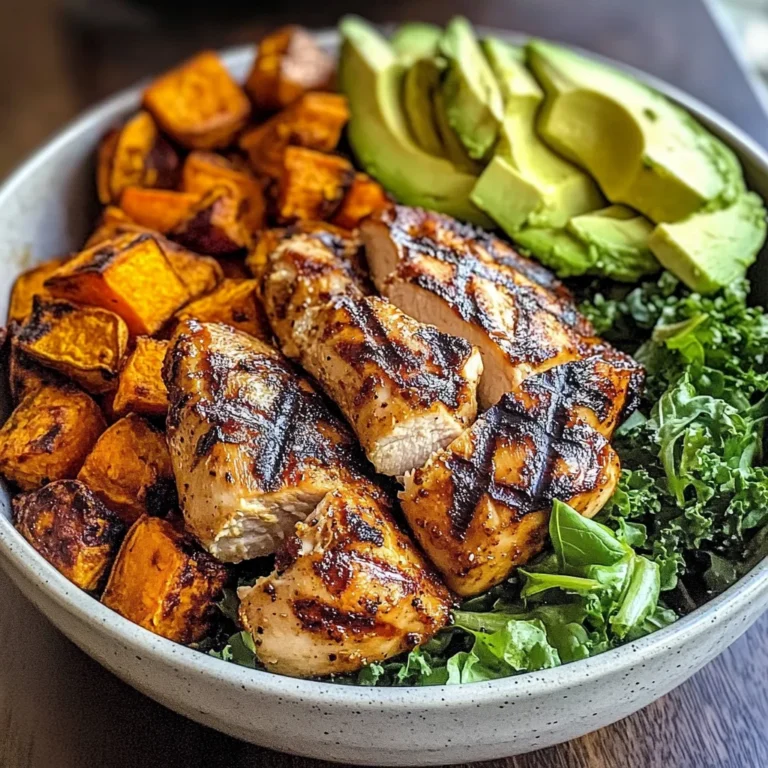 Grilled Chicken & Sweet Potato Bowl