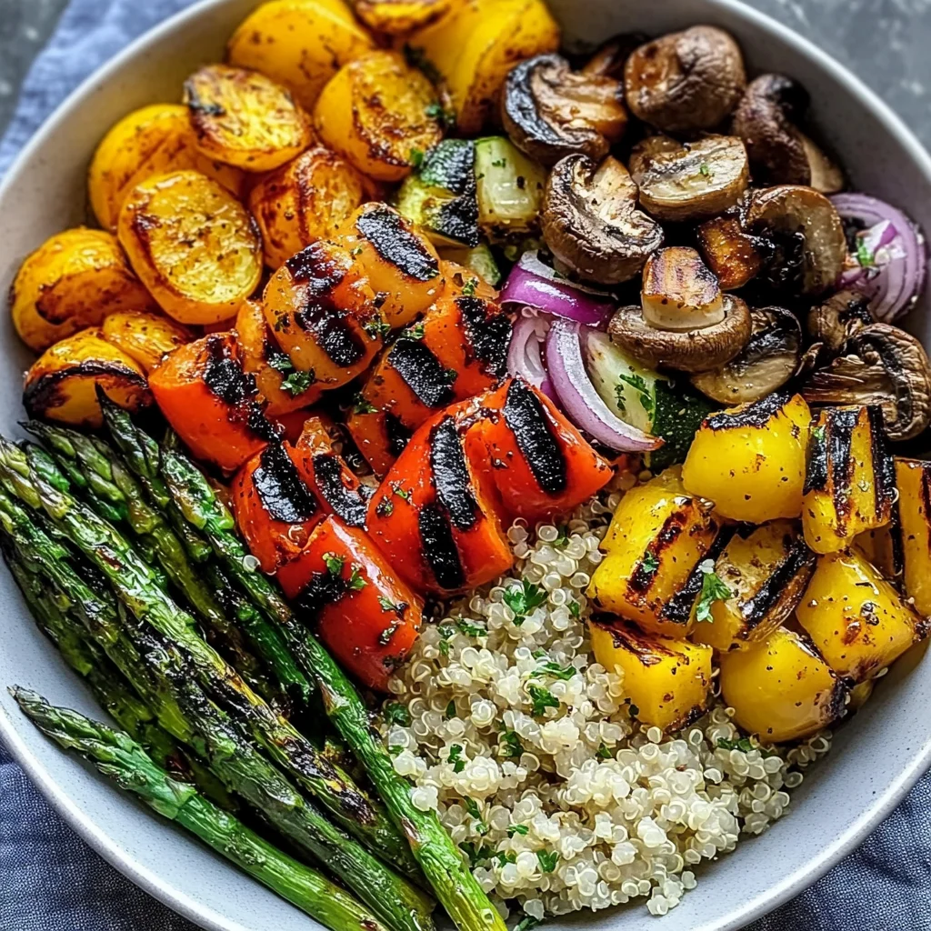 Grilled Veggie Bowl with Quinoa