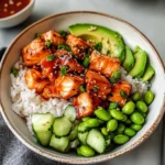 Honey Sriracha Salmon Bowls