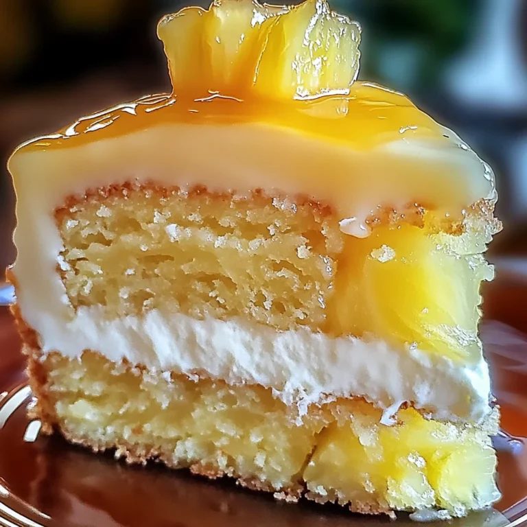 Juicy Pineapple Heaven Cake