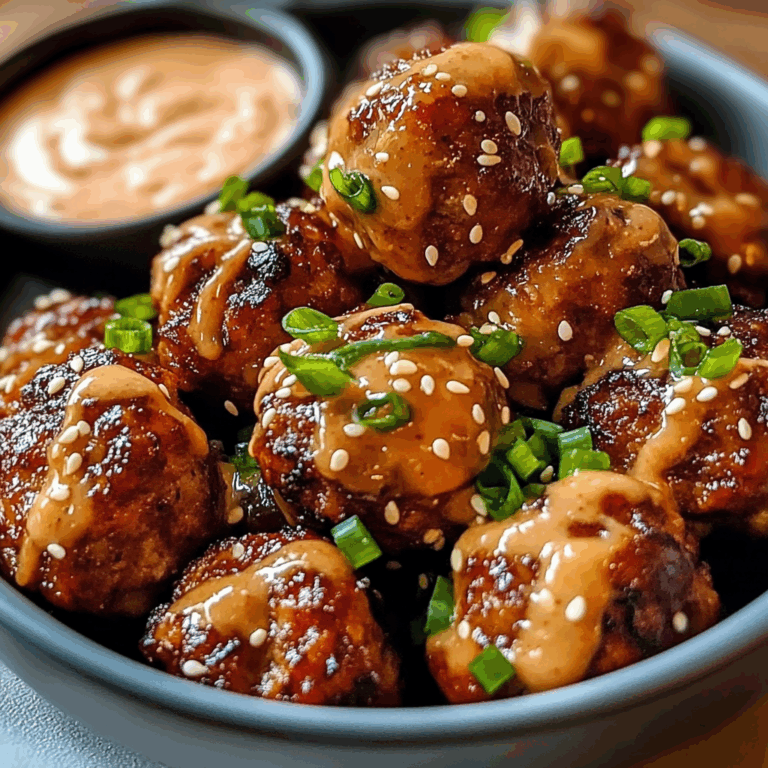 Korean BBQ Meatballs with Spicy Mayo Dip: A Flavor-Packed Beginner-Friendly Recipe