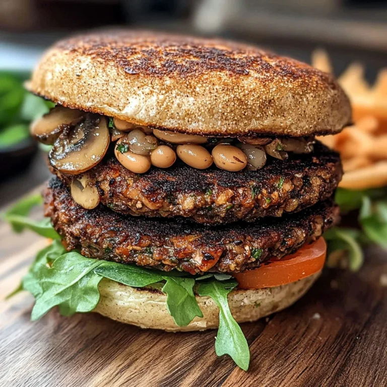 Mushroom Veggie Burgers