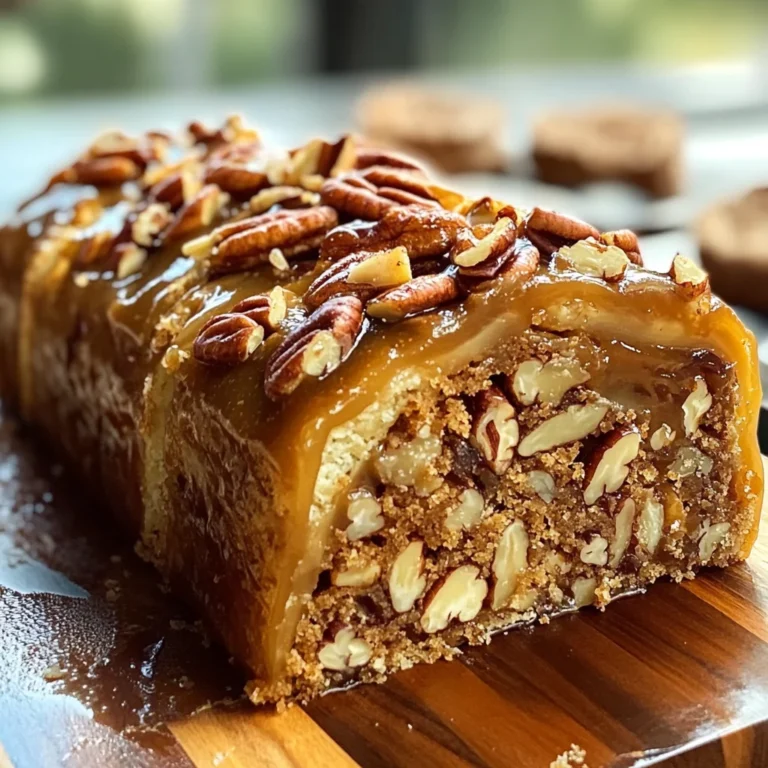 Nana’s 3-Ingredient Pecan Log