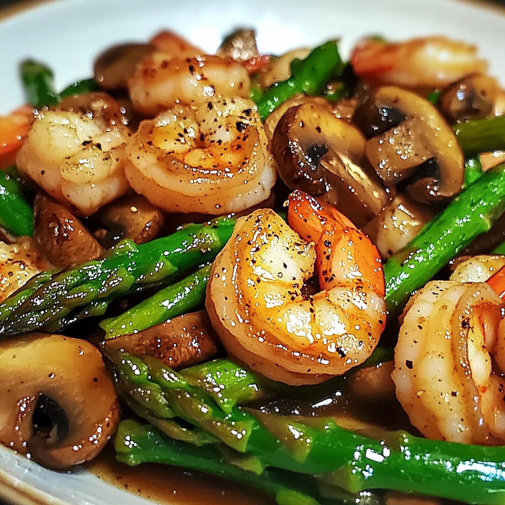 Shrimp and Asparagus Stir-Fry with Mushrooms: An Amazing Ultimate Recipe