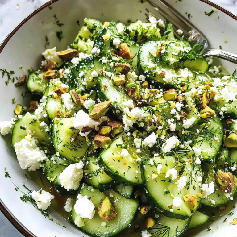 Smashed Cucumber Salad - With Feta and Dill