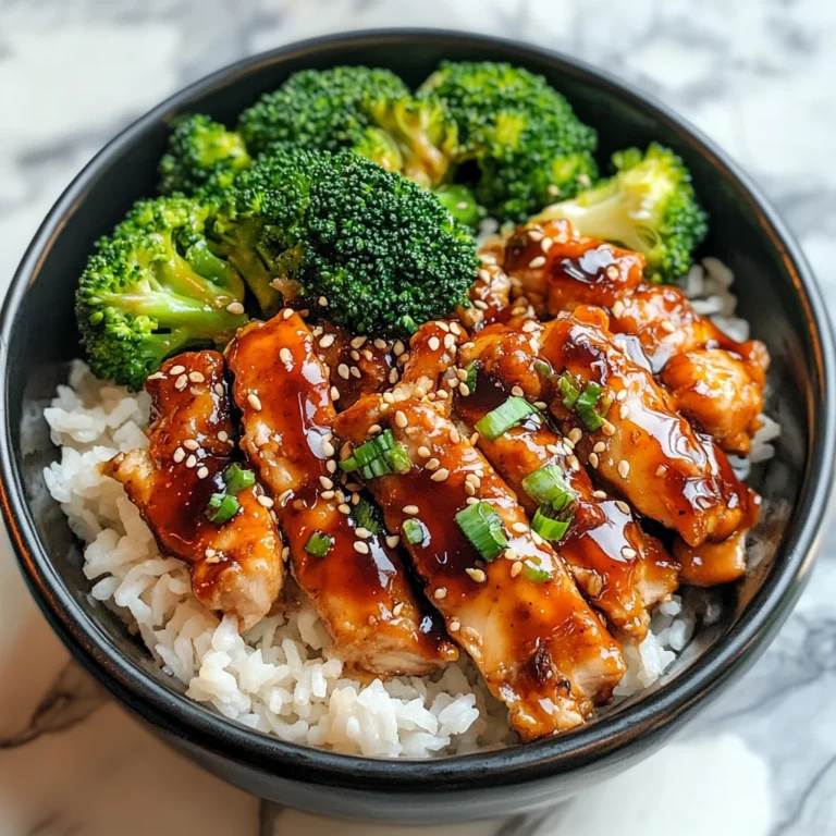 Sticky Chicken Bowls Recipe
