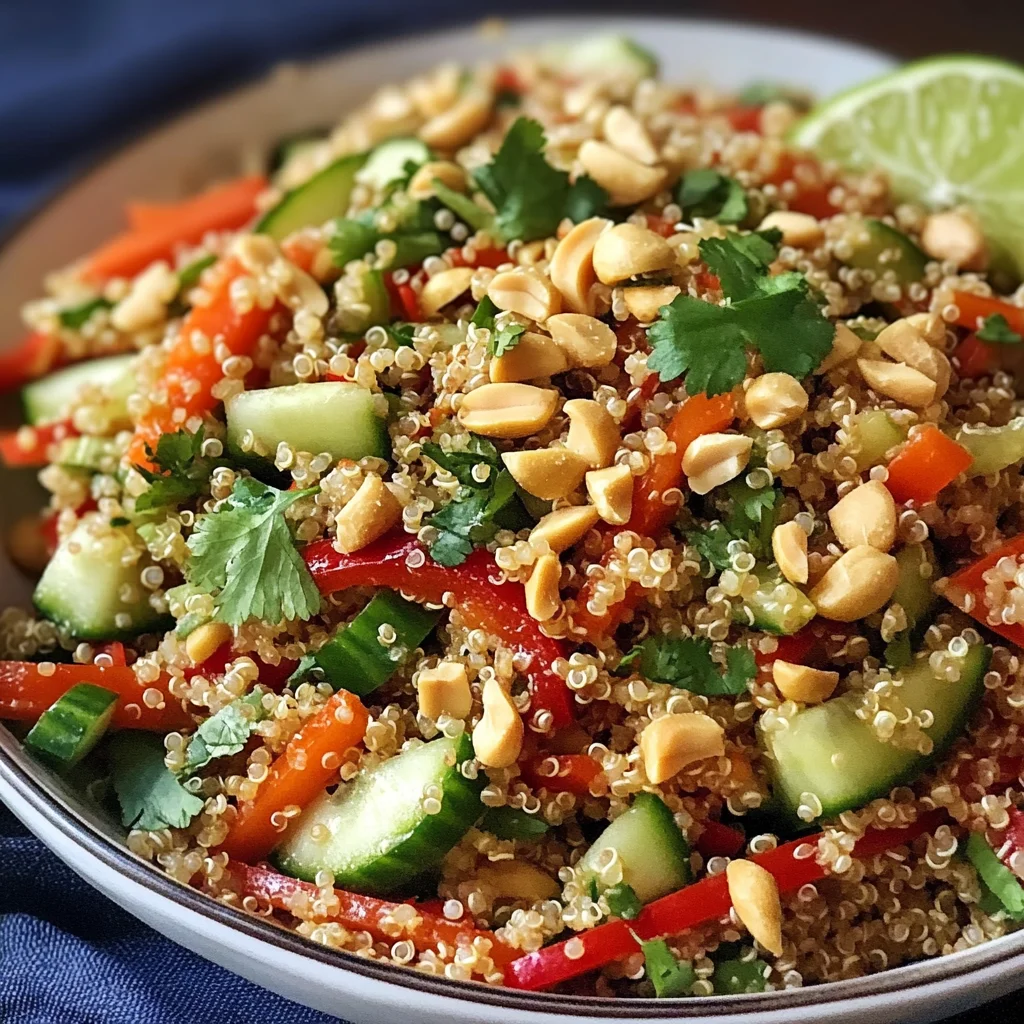Thai Quinoa Crunch Salad: A Refreshing Healthy Delight!