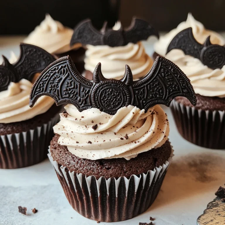 Vegan Oreo Bat Cupcakes