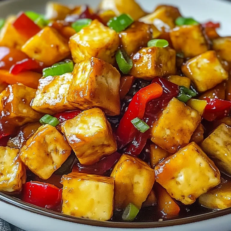 Vegan Pineapple Tofu