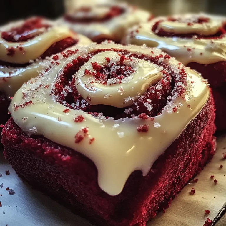 ed Velvet Cinnamon Rolls: A Decadent Twist on a Classic