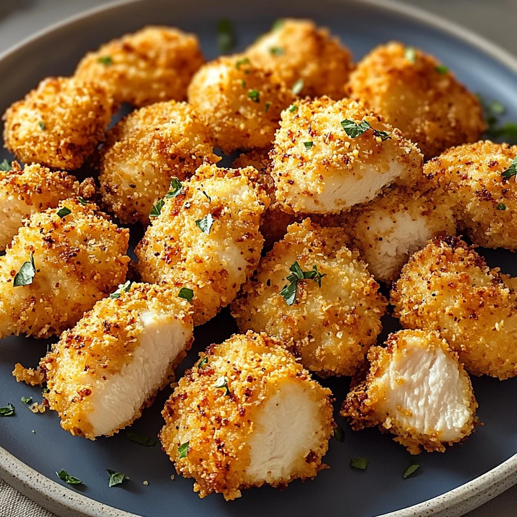 Air Fryer Ranch-Crusted Chicken Bites