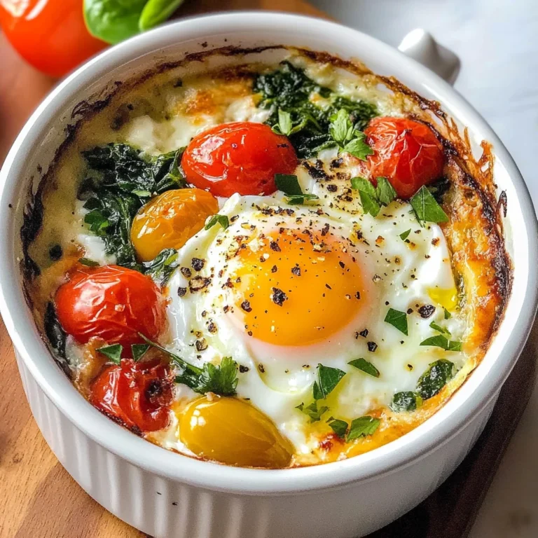 Baked Feta Eggs