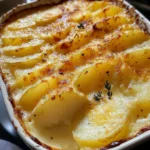 Cheesy Garlic Potatoes Gratin – Easy & Creamy Recipe