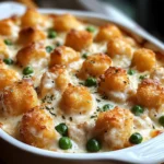 Chicken Alfredo Tater Tot Casserole: A Cozy, Comforting Dinner
