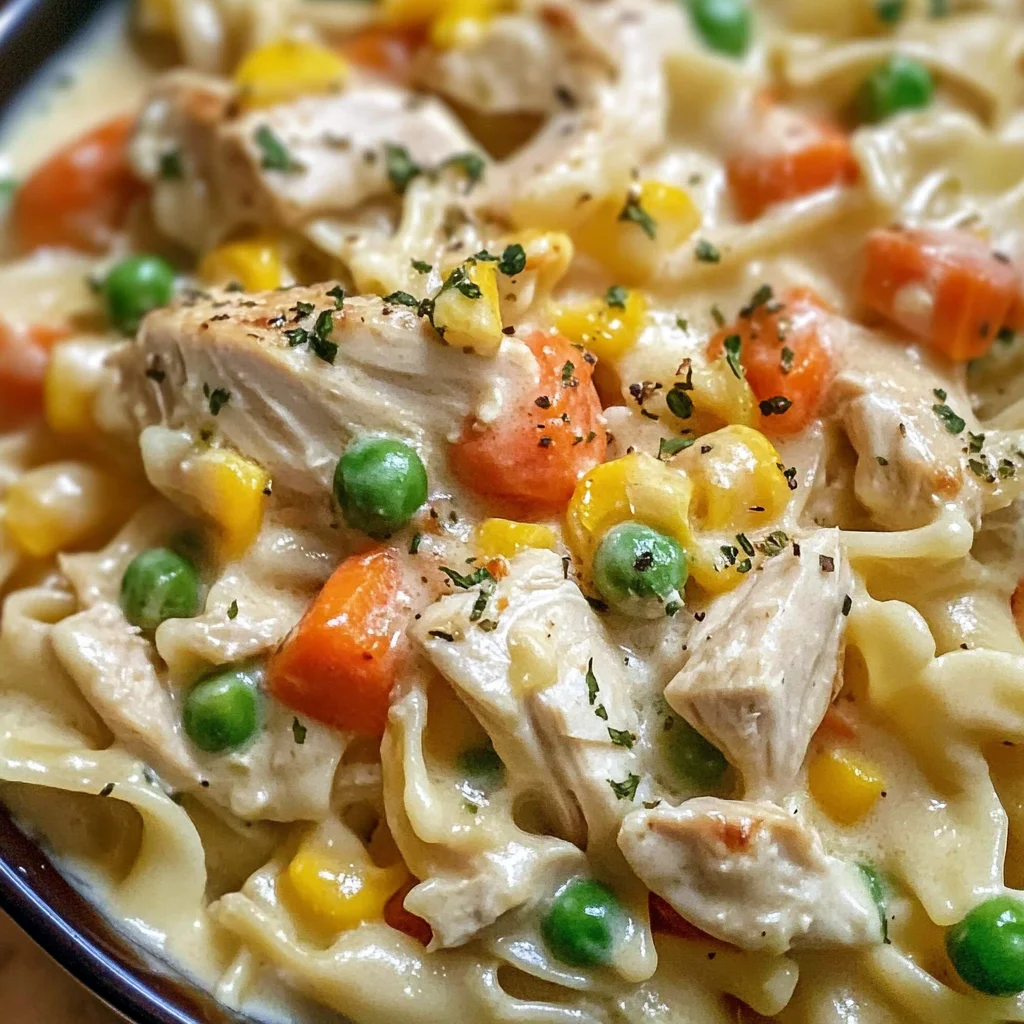 Chicken Pot Pie Pasta Recipe