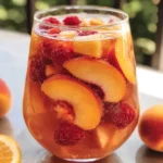 Chilled Peach Moscato Sangria