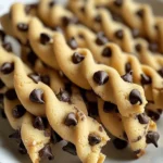 Chocolate Chip Cookie Dough Twists