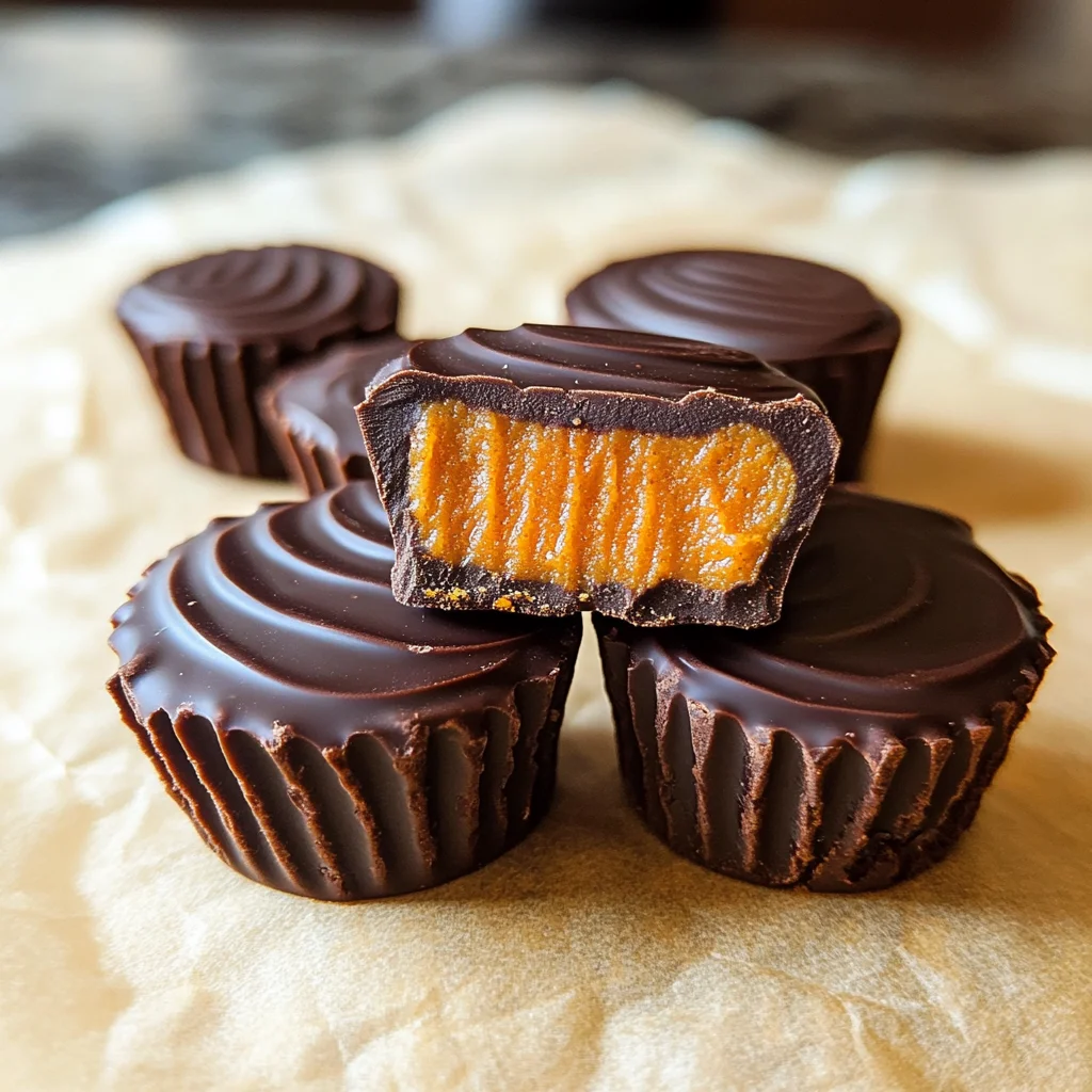 Chocolate Pumpkin Butter Cups
