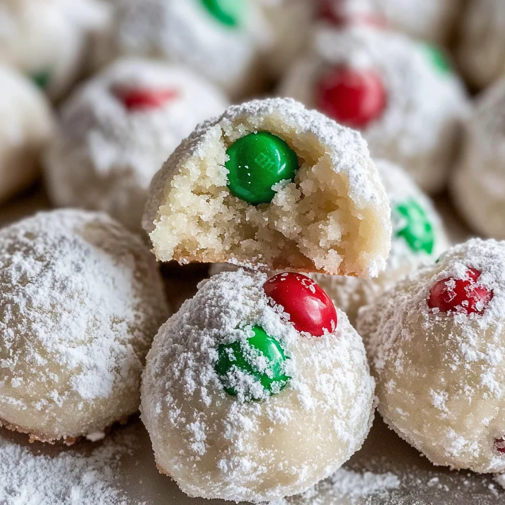 Christmas Snowball Cookies