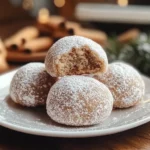 Cinnamon Sugar Snowball Cookies