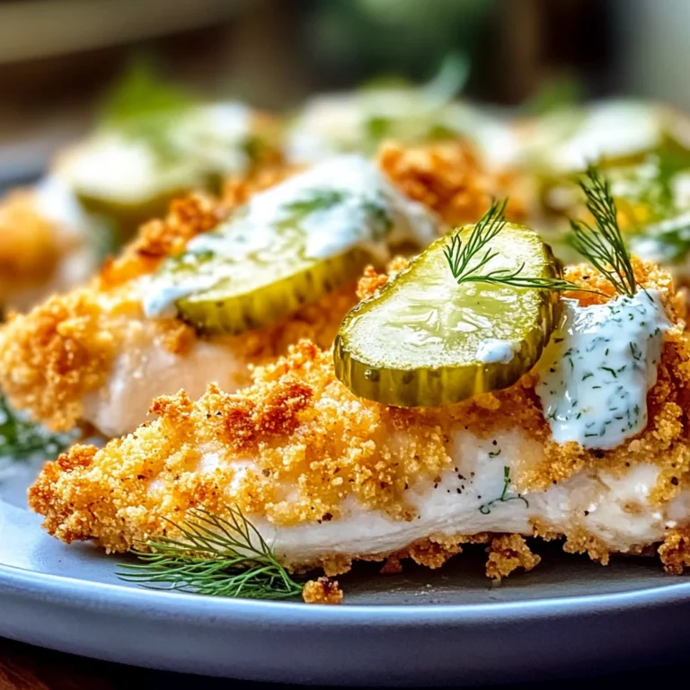 Dill Pickle Parmesan Chicken Recipe