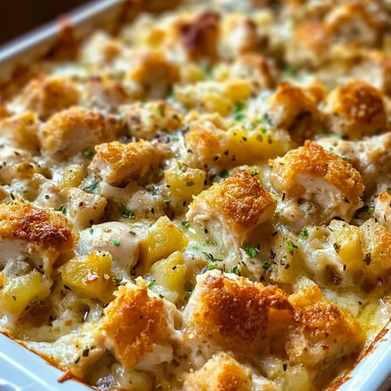 Dolly's Chicken and Stuffing Casserole