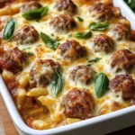 Dump-and-Bake Meatball Casserole