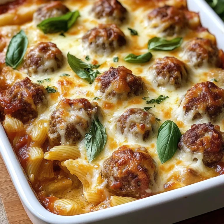 Dump-and-Bake Meatball Casserole