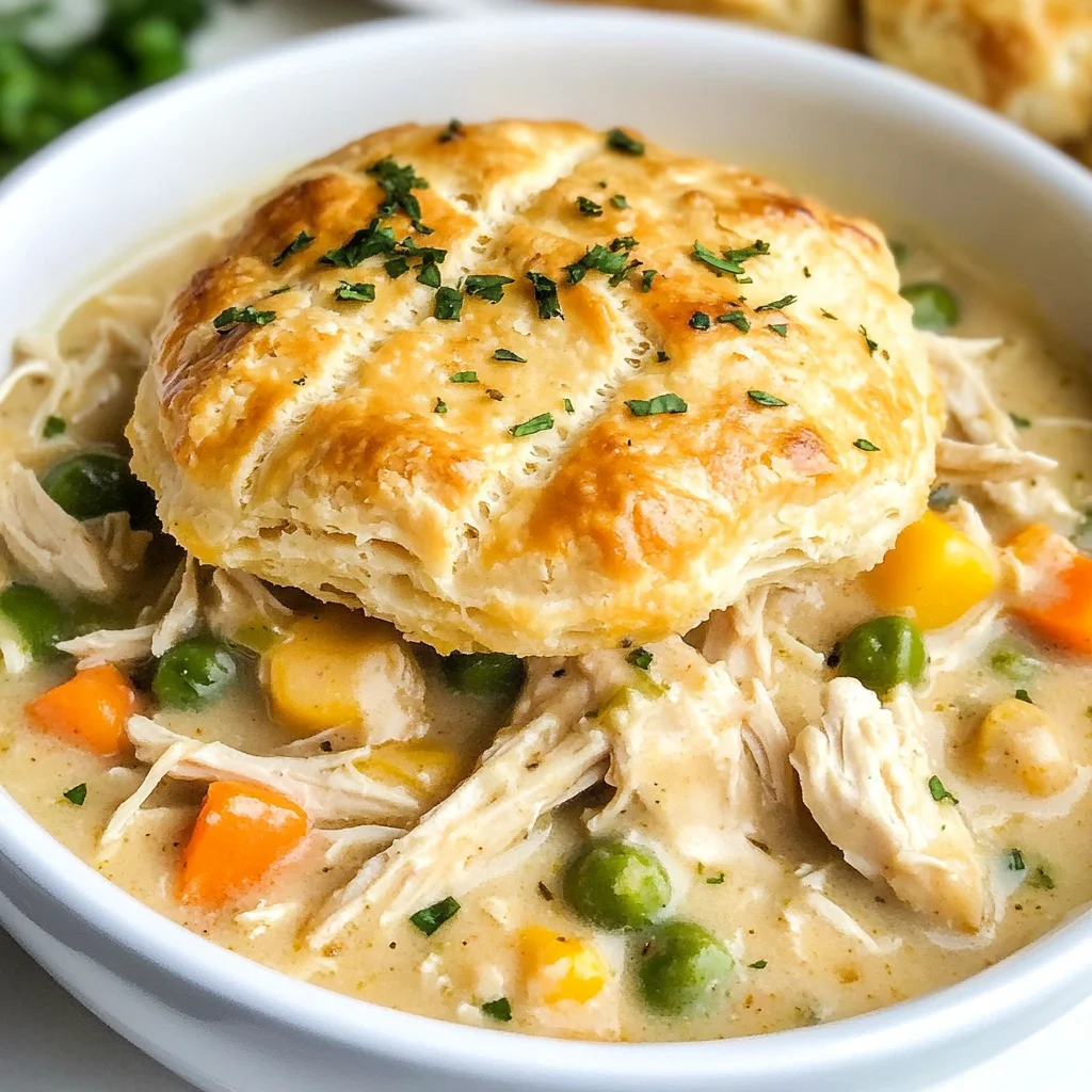 Easy Slow Cooker Chicken Pot Pie