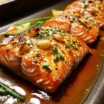 Garlic Butter Honey Baked Salmon