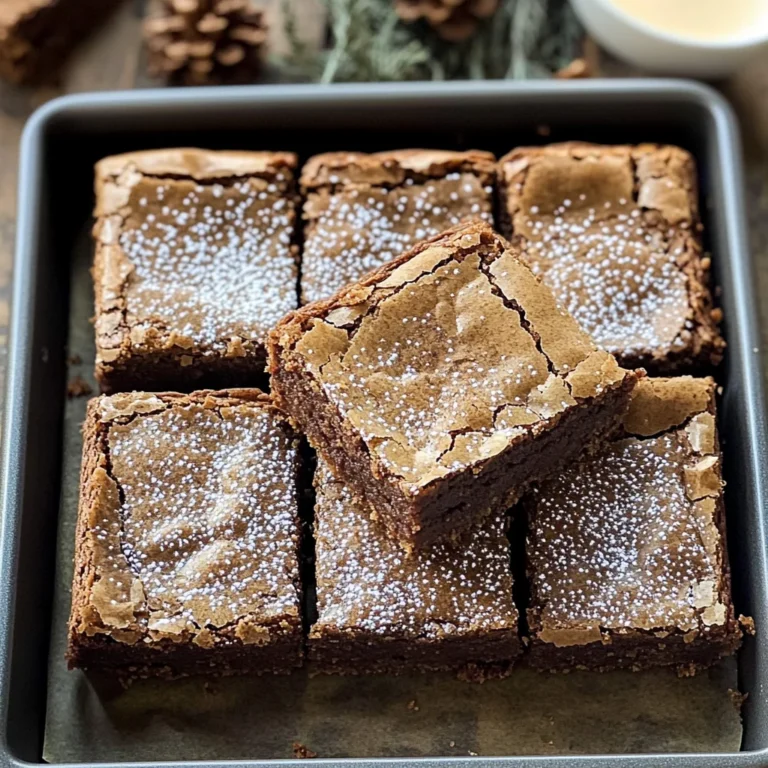 Gingerbread Brownies