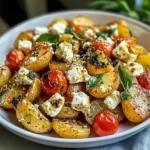 Healthy Baked Feta Potatoes : Easy Potatoes