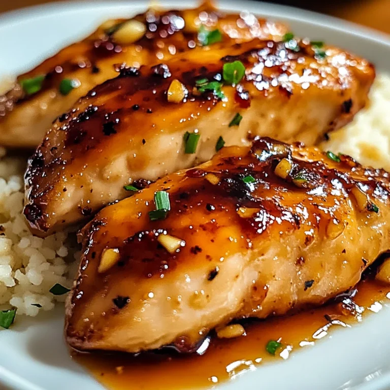 Honey Garlic Chicken Breasts