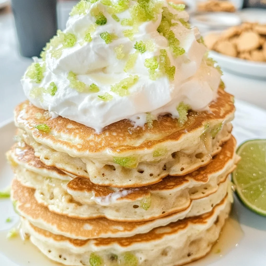 Key Lime Pie Pancakes