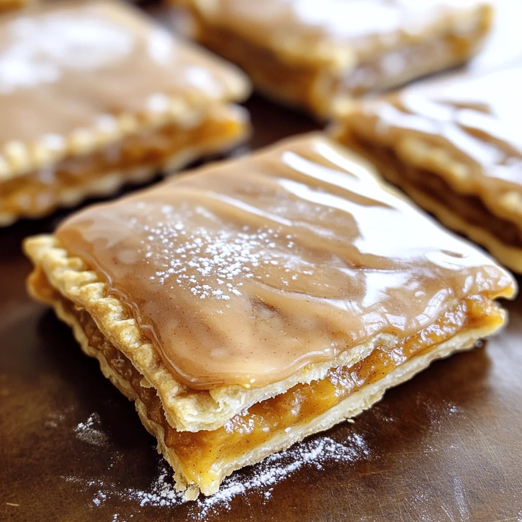 Maple-Glazed Pumpkin Poptarts