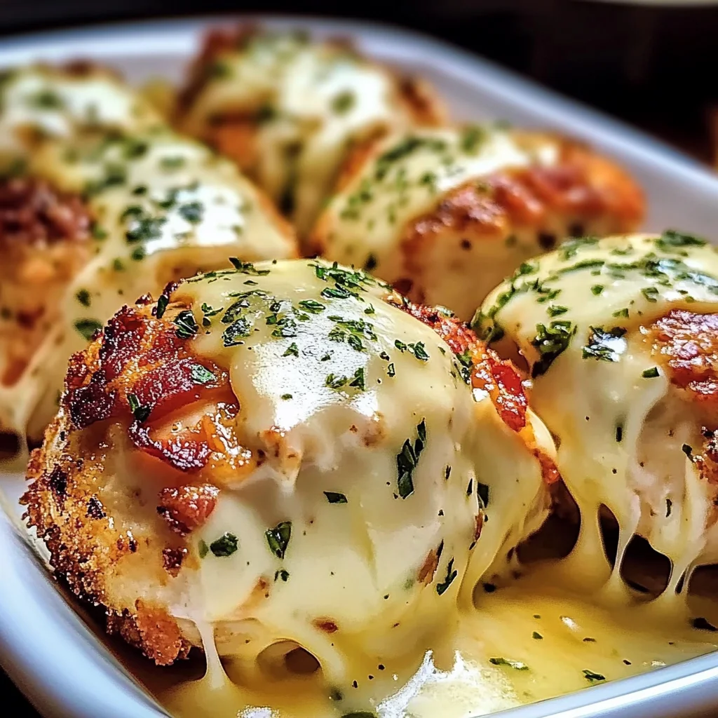 Melted Mozzarella & Ranch Chicken Bombs