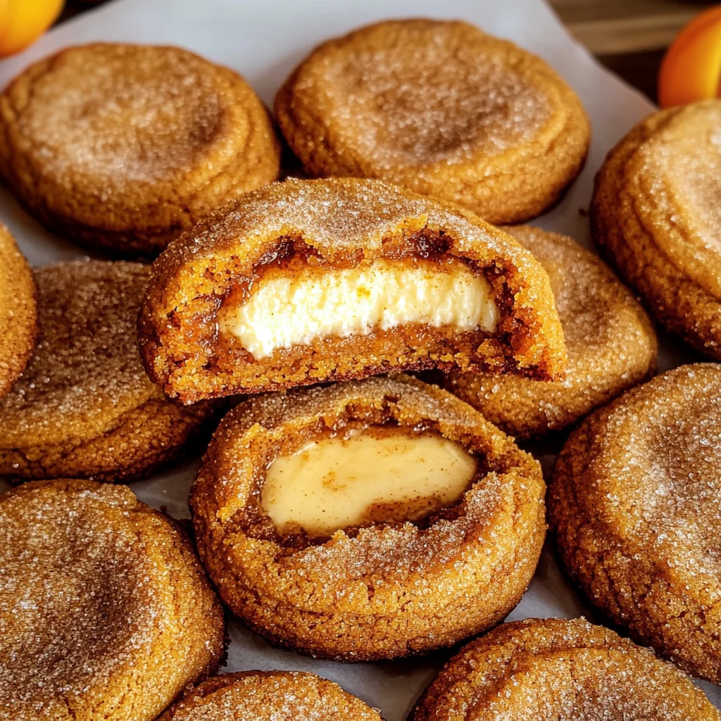 Pumpkin Cheesecake Cookies