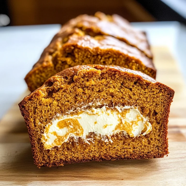 Pumpkin Cream Cheese Bread