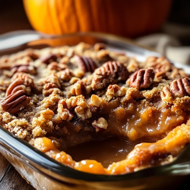 Pumpkin Pecan Cobbler