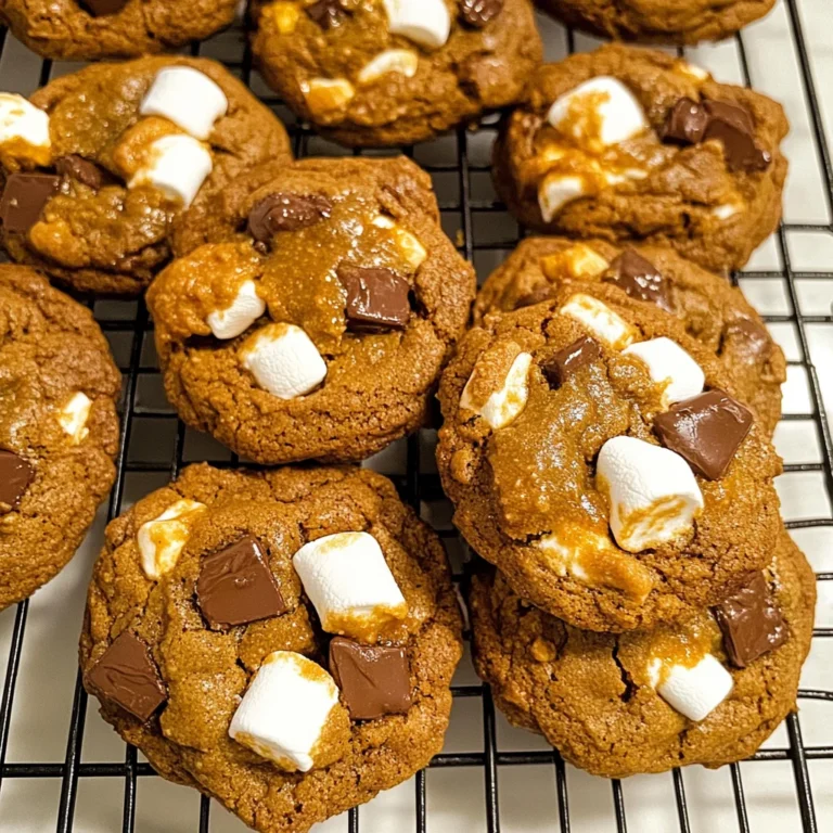 Pumpkin S'mores Cookies