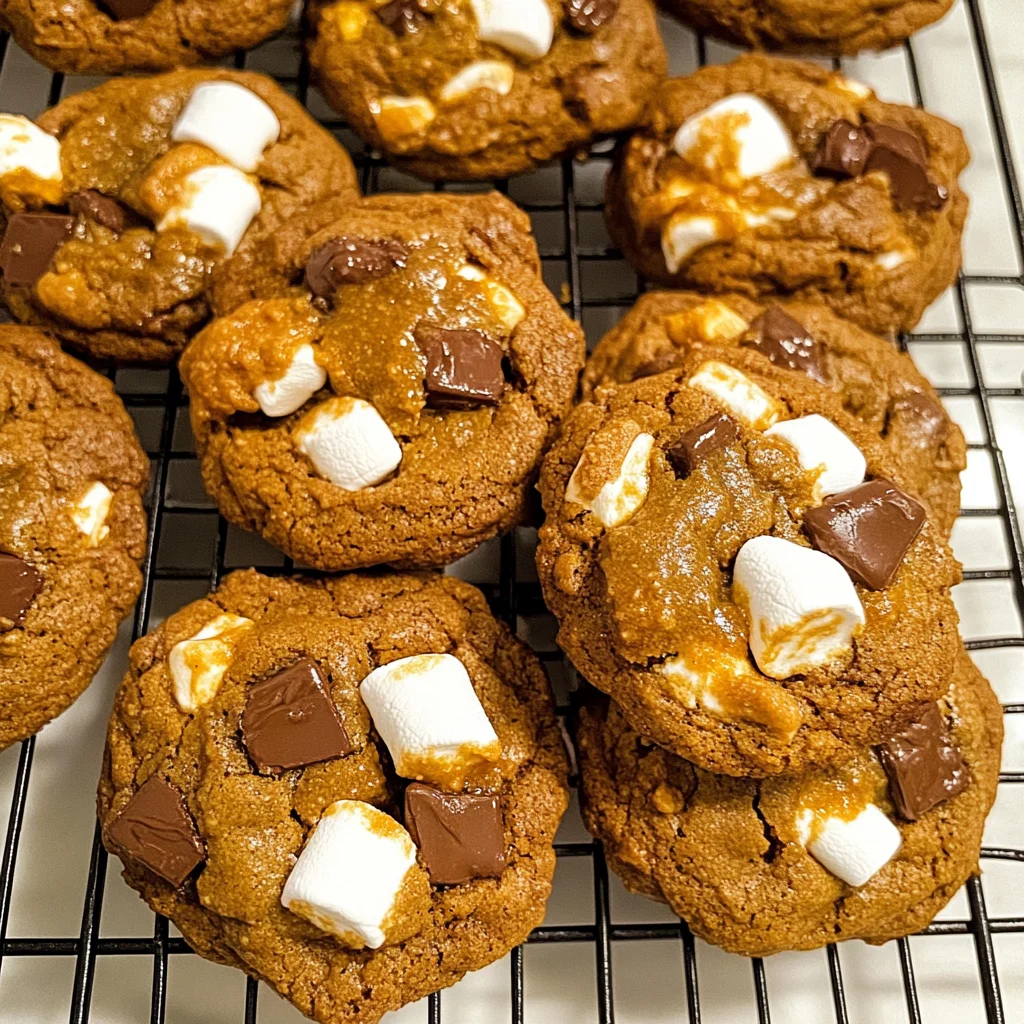 Pumpkin S'mores Cookies